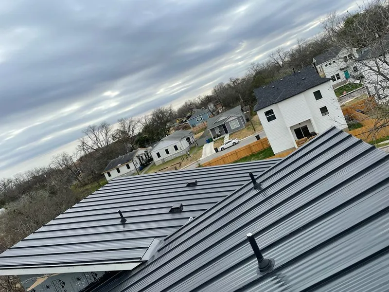 Standing seam metal roof panels with vents for Skylight Repair in Town of Pecos